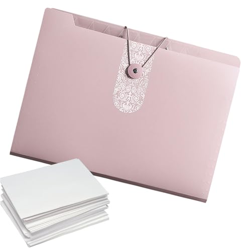 -Ordner – Wasserdichte Dokumentenmappen, -Ordner mit mehreren Taschen, A4-Ordner mit 12 Taschen, Rechnungsdokumente Organizer aus Papier -Ordner – Wasserdichte Dokumentenmappen, -Ordner mit mehreren Taschen, A4-Ordner mit 12 Taschen, Rechnungsdokumente Organizer aus Papier von Generic