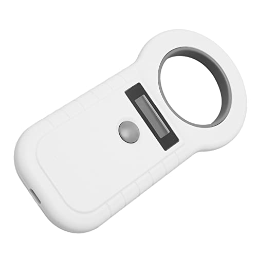 PET Microchip Scanner, 2,4 G 134,2 KHz 125 KHz Emid FDX B Kabeled USB Dog Chip Scanner Handheld Animal Chip Reader (WHITE) von Generic