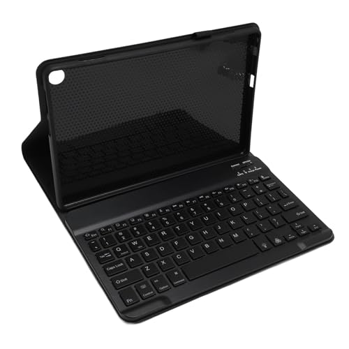 PU-Leder-Tastaturabdeckung, Tablet-Abdeckung, Tragbarer Automatischer Ruhezustand für Tab M10 Gen 3 10,1 Zoll (Black) von Generic