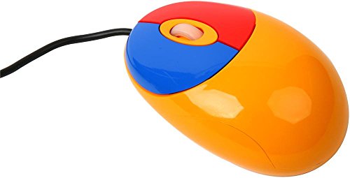 Pädagogische 3-Tasten-Maus, Computer-Produkte, 1 Stück, LM101 Orange von Generic