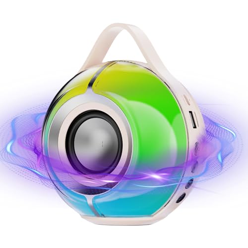 Patio -Lautsprecher im Freien - -Lautsprecher mit Bass -Booster und Lichtern | Stereo -Sound -Gerät, adaptiver Sound Garage Wireless tragbarer Lautsprecher für Familienbad -Auto Freunde Stra Patio -Lautsprecher im Freien - -Lautsprecher mit Bass -Booster und Lichtern | Stereo -Sound -Gerät, adaptiver Sound Garage Wireless tragbarer Lautsprecher für Familienbad -Auto Freunde Stra von Generic
