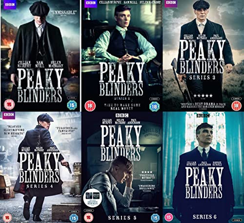Peaky Blinders Series 1-6 Complete DVD - Peaky Blinders Series 1,2,3,4,5,6 DVD - Peaky Blinders All 6 Seasons DVD von Generic