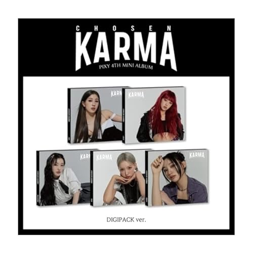 Pixy Chosen Karma 4. Mini-Album, Digipack, DAJEONG Version CD, 1 Klappposter auf Packung, 24 Fotobuch, 2 Fotokarten, Tracking versiegelt von Generic