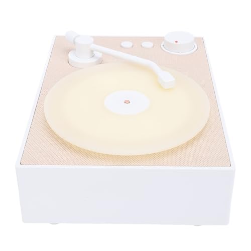Plattenspieler, Vintage Record Player 5.3 für Auto (White) von Generic
