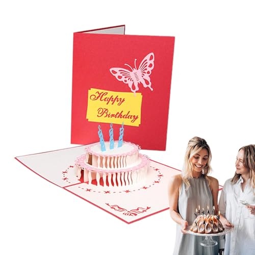 Pop-Up-Geburtstagskarten – lustige Kuchen-Geburtstagskarte – niedliche Happy Birthday-Karte, Postkarten für Frauen, Männer, Kinder Pop-Up-Geburtstagskarten – lustige Kuchen-Geburtstagskarte – niedliche Happy Birthday-Karte, Postkarten für Frauen, Männer, Kinder von Generic