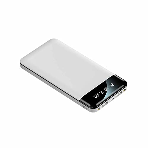 Power Bank 10000 mAh Tragbares Ladegerät für Mobiltelefone Externer Akkupack mit 2 USB-Ausgängen und USB-C-Eingang Kompatibel von Generic