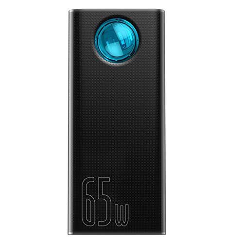Power Bank 65W Power Bank 30000Mah Pd Schnelllade-Powerbank Tragbares externes Ladegerät für Smartphone Laptop Tablet,Schwarz von Generic