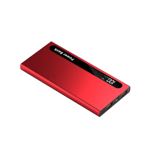 Power Bank Laptop Power Bank/Level 66 Aufladung, Powerbank mit großer Kapazität 100000 MAh (Rot) von Generic