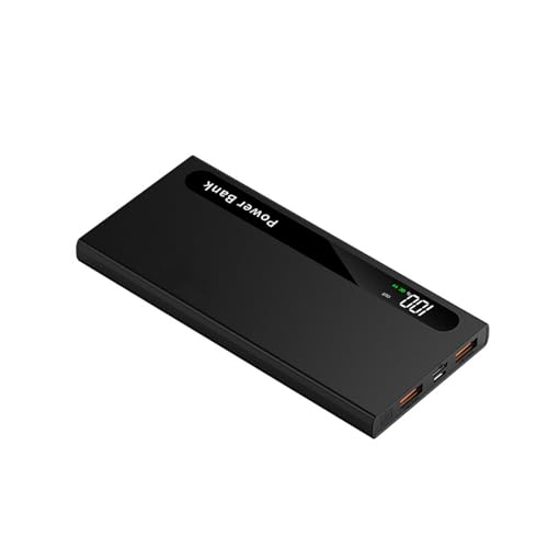 Power Bank Laptop Power Bank/Level 66 Aufladung, Powerbank mit großer Kapazität 100000 MAh (Schwarz) von Generic
