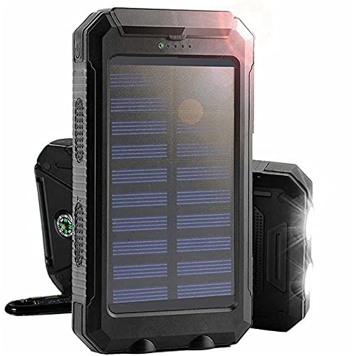 Power Bank Schnellladung, 50.000 mAh, Packung mit Taschenlampe, schwarz Power Bank Schnellladung, 50.000 mAh, Packung mit Taschenlampe, schwarz von Generic
