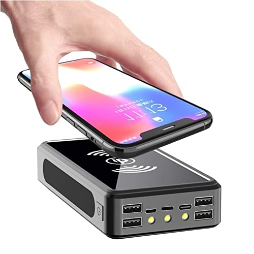 Power Bank Schnellladung, Power Bank 50000Mah, Ladegerät, Backup mit LED-Taschenlampe, Pack kompatibel mit Allen Handys, S und USB Devic Power Bank Schnellladung, Power Bank 50000Mah, Ladegerät, Backup mit LED-Taschenlampe, Pack kompatibel mit Allen Handys, S und USB Devic von Generic