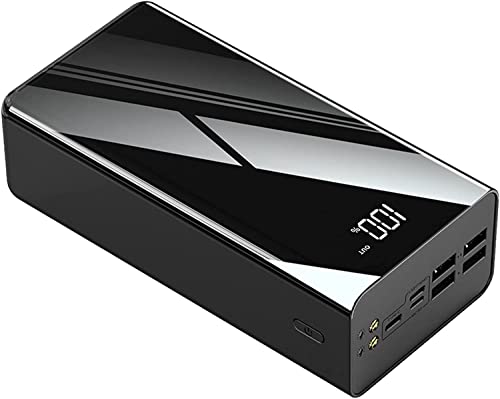 Powerbank, tragbares Ladegerät mit 100000 mAh, Schnellladegerät mit Taschenlampe und LED-Digitalanzeige, externer USB-C-Akku, kompatibel mit Samsung, I-Pad usw., schwarz Powerbank, tragbares Ladegerät mit 100000 mAh, Schnellladegerät mit Taschenlampe und LED-Digitalanzeige, externer USB-C-Akku, kompatibel mit Samsung, I-Pad usw., schwarz von Generic