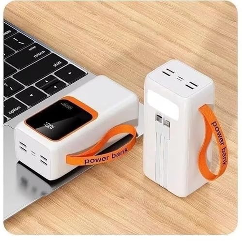 Powerbank Große Kapazität 50000mAh externer Akku LED-Anzeige und Taschenlampe mit 4 Ausgängen und 2 Eingängen Schnellladefunktion Handyakku mit großer Kapazität für Smartphones, Tablets usw. Powerbank Große Kapazität 50000mAh externer Akku LED-Anzeige und Taschenlampe mit 4 Ausgängen und 2 Eingängen Schnellladefunktion Handyakku mit großer Kapazität für Smartphones, Tablets usw. von Generic