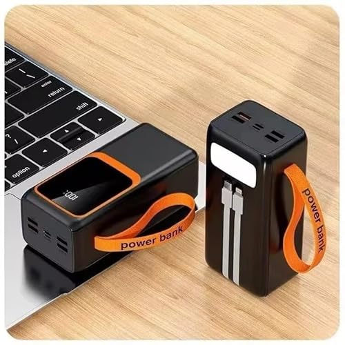 Powerbank Große Kapazität 50000mAh externer Akku LED-Anzeige und Taschenlampe mit 4 Ausgängen und 2 Eingängen Schnellladefunktion Handyakku mit großer Kapazität für Smartphones, Tablets usw. Powerbank Große Kapazität 50000mAh externer Akku LED-Anzeige und Taschenlampe mit 4 Ausgängen und 2 Eingängen Schnellladefunktion Handyakku mit großer Kapazität für Smartphones, Tablets usw. von Generic