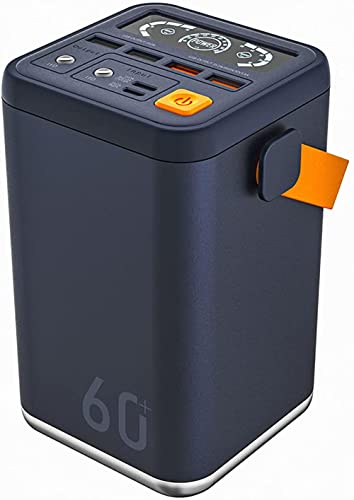 Powerbank Schnellladung, 36W Powerbanks 60000Mah Schnellladung, Außenkraftwerk mit Gleichstromadapter Power Bank 5 Ausgänge 3 Eingänge, Powerbank Schnellladung, 36W Powerbanks 60000Mah Schnellladung, Außenkraftwerk mit Gleichstromadapter Power Bank 5 Ausgänge 3 Eingänge, von Generic