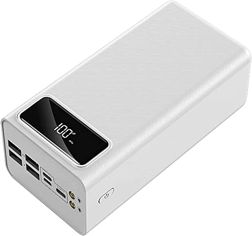 Powerbank Schnellladung, Powerbank mit großer Kapazität, schlanke kompakte Powerbank mit 4 Ausgängen und 3 Eingängen, 2 LED-Leuchten mit LCD-Anzeige Powerbank Schnellladung, Powerbank mit großer Kapazität, schlanke kompakte Powerbank mit 4 Ausgängen und 3 Eingängen, 2 LED-Leuchten mit LCD-Anzeige von Generic