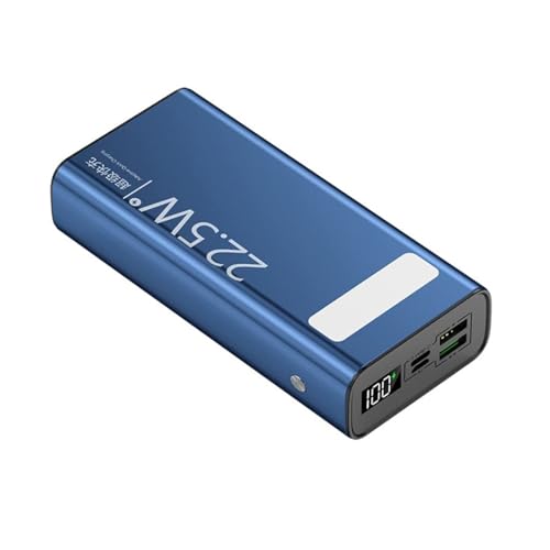 Powerbank Schnellladung, Super Fast Power Bank 30000Mah Große Kapazität mit Taschenlampe USB C Power Bank, Blau Powerbank Schnellladung, Super Fast Power Bank 30000Mah Große Kapazität mit Taschenlampe USB C Power Bank, Blau von Generic