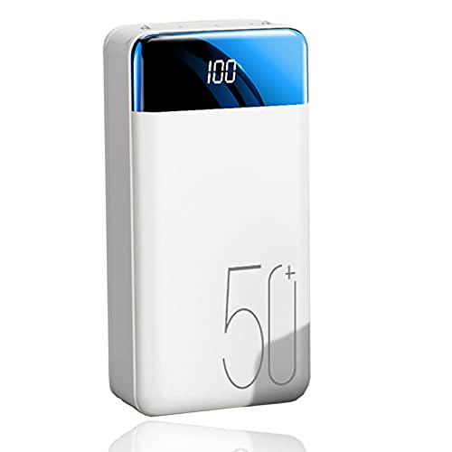 Powerbank Schnellladung, USB C, 50000mAh Power Bank Schnellladung, Pack mit 3 Ausgängen und 3 Eingängen & LCD & LED Taschenlampe Power Bank Powerbank Schnellladung, USB C, 50000mAh Power Bank Schnellladung, Pack mit 3 Ausgängen und 3 Eingängen & LCD & LED Taschenlampe Power Bank von Generic