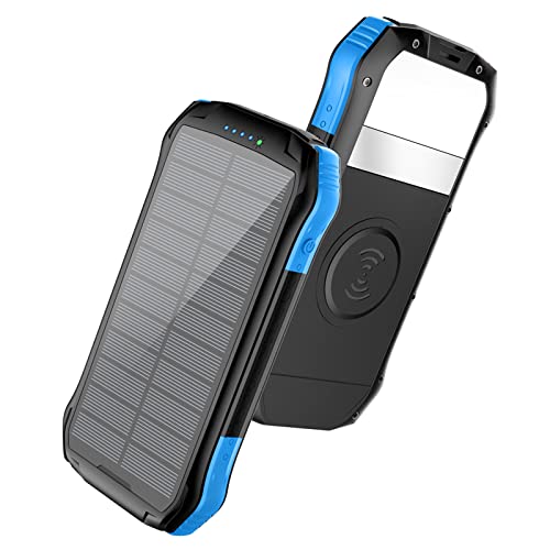 Powerbank Schnellladung,Power Bank Fast Qi Wireless Pack mit Taschenlampe,Blau Powerbank Schnellladung,Power Bank Fast Qi Wireless Pack mit Taschenlampe,Blau von Generic