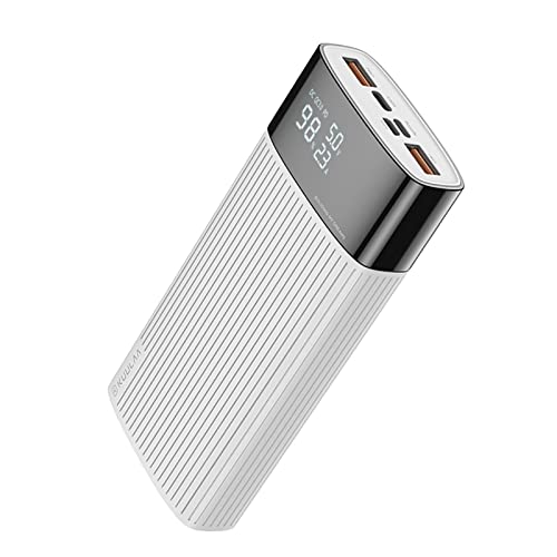 Powerbank mit Schnellladefunktion, tragbare Powerbank, 20000 mAh, Zweiwege-Schnellladefunktion, USB-Powerbank, große Kapazität, LED-Anzeige, tragbarer Camping-Akku Powerbank mit Schnellladefunktion, tragbare Powerbank, 20000 mAh, Zweiwege-Schnellladefunktion, USB-Powerbank, große Kapazität, LED-Anzeige, tragbarer Camping-Akku von Generic