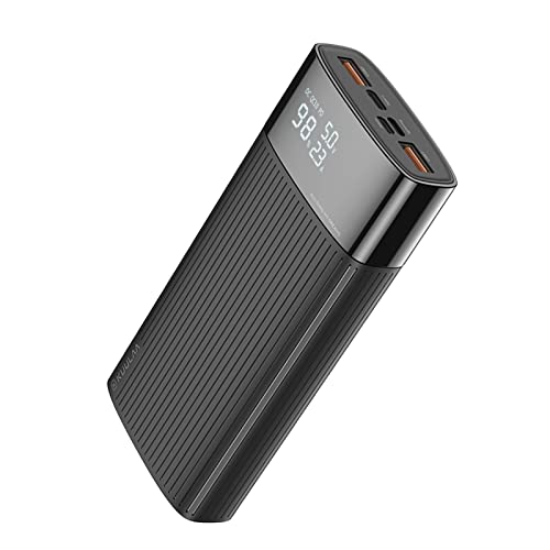 Powerbank mit Schnellladefunktion, tragbare Powerbank, 20000 mAh, Zweiwege-Schnellladefunktion, USB-Powerbank, große Kapazität, LED-Anzeige, tragbarer Camping-Akku Powerbank mit Schnellladefunktion, tragbare Powerbank, 20000 mAh, Zweiwege-Schnellladefunktion, USB-Powerbank, große Kapazität, LED-Anzeige, tragbarer Camping-Akku von Generic