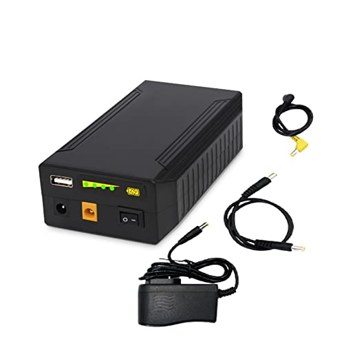 Powerbank mit Schnellladefunktion, wiederaufladbare 12-V-9-V-/5-V-Lithiumbatterie, tragbare Li-Ionen-Akkubank mit, für LED-Streifenkamera, Akkupack mit großer Kapazität, 9800 mAh Powerbank mit Schnellladefunktion, wiederaufladbare 12-V-9-V-/5-V-Lithiumbatterie, tragbare Li-Ionen-Akkubank mit, für LED-Streifenkamera, Akkupack mit großer Kapazität, 9800 mAh von Generic