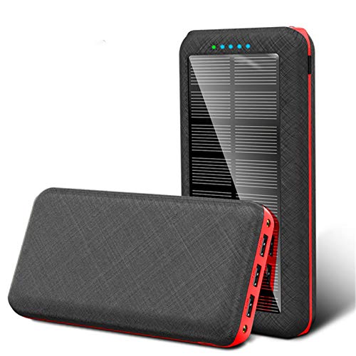 Powerbank mit Schnellladung, 80000 mAh Fast Backup Pack mit 3 USB-Ausgängen, Rot von Generic