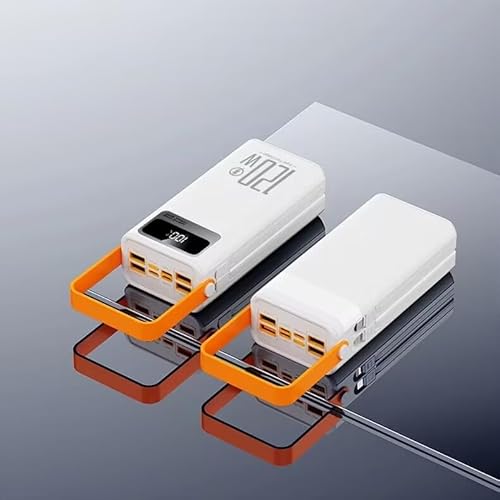 Powerbank mit großer Kapazität, superschnelles Ladekabel, große Kapazität, echtes Standard-Outdoor-Camping-Mobil (50000 mAh) von Generic