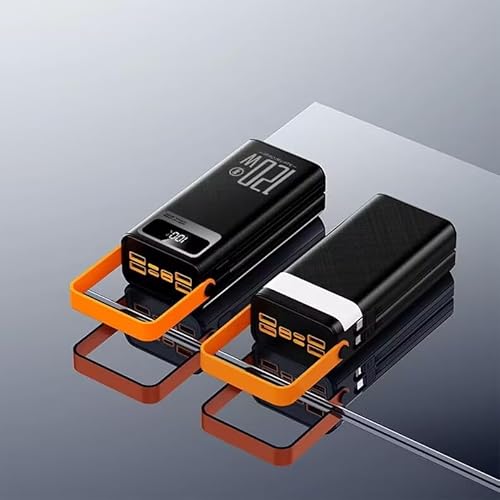 Powerbank mit großer Kapazität, superschnelles Ladekabel, große Kapazität, echtes Standard-Outdoor-Camping-Mobil (50000 mAh) von Generic