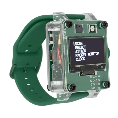 Programmierbare Kartenuhr, Kompakte Kabellose Genauigkeitsuhr Ersatz für Professionelles, Stabiles Leistungstestwerkzeug (Green) von Generic