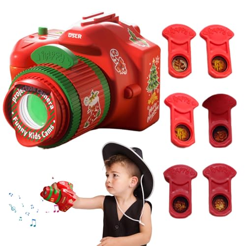 Projection Camera Toy - Kinderkamera-Projektor, Year of Snake Early Education Year of Snake Früherziehungsprojektionskamera für Kinder | Frühkindliches Neujahrsspielzeug, Frühlingsfestzubehör von Generic