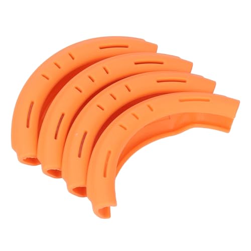 Propellerwache, Propeller Schutzabdeckung 4PCS Propeller Schutzschutzschutz Anti -Kollisionsschockdicht TPE Drohne Prop -Schutz Stoßfänger Ring für Avata 2 (GRAY) (ORANGE) von Generic