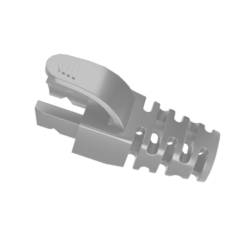 RJ45 Zugentlastungsstiefel, 6,5 mm Kabelsteckerabdeckung, Steckerabdeckungen für Kabel, Netzwerkkabel, Zugentlastung, RJ45 Kabelverbinderstiefel, Kabelsteckerabdeckung für RJ45 von Generic