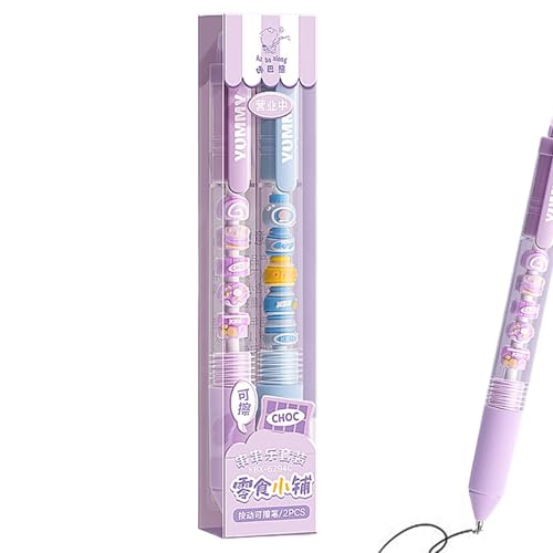 Radierbare -Stifte - 0,5 mm Fineline-Schreibwerkzeug - Flüssige Schreibstifte mit Radiergummi zum Zeichnen von Kreuzworträtseln von Generic