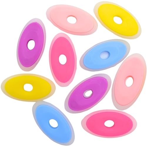 Radierbarer Radiergummi, Radiergummi für löschbaren Stift, 10 Stück trocken abwischbare Marker, Gelstifte, Radiergummi, zufällige Farbe von Generic