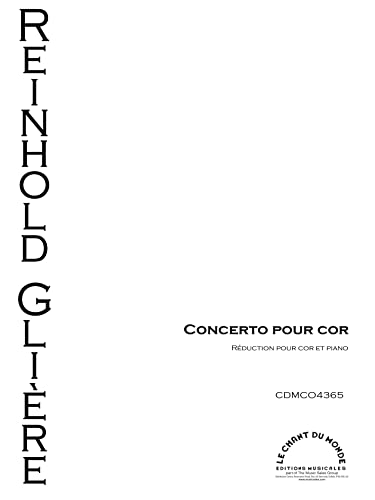 Reinhold Glière-Concerto Pour Cor Op. 91-Horn und Klavier-BOOK von Generic