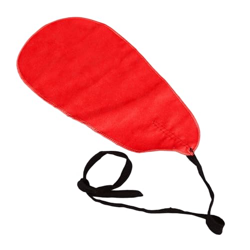 Reinigungsstoff für Saxophon, Breites Flötenreinigungstuch von AT -Shaped A für Klarinette (Rot) von Generic