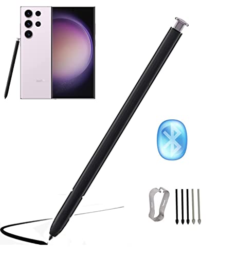 S23 Ultra Stylus Pen (mit Bluetooth) Ersatz für Samsung Galaxy S23 Ultra 5G Touch Stylus Pen S Pen Ersatzspitzen / Spitzen (Lavendel) von Generic