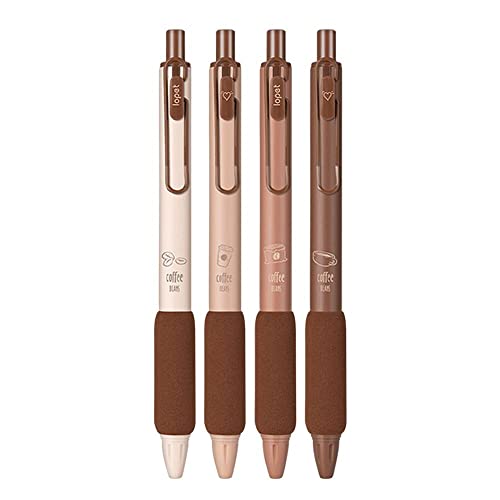 S8m7 Kugelschreiber, weich, europäische Tasche, Kaffee-Farbe, schnell trocknend, 0,5 mm, für Büro-Kapillaren, Schwarz, neutraler Stift von Generic
