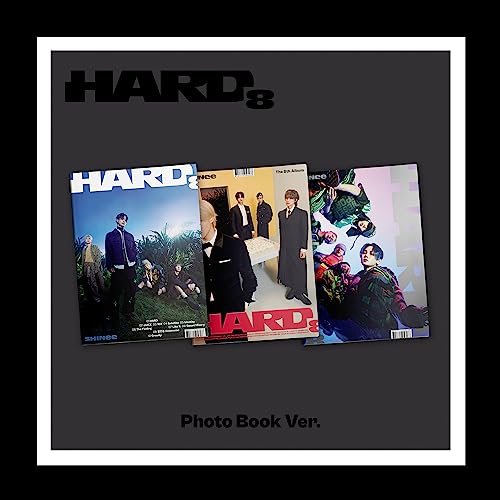 SHINee Hard 8th Album PhotoBook Random Version CD + 80p Photobook + 1p PhotoCard + 1p Bromid + Tracking Sealed von Generic