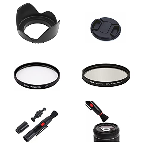 SK14 Digitalkamera Objektiv Bundle Kit Gegenlichtblende Kappe UV CPL Filter Pinsel Set für Nikon CoolPix P950, P900s, P900 Digitalkamera von Generic