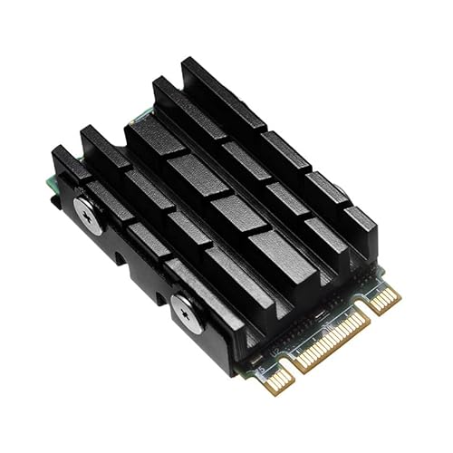 SSD-Festplatten-Kühlkörper für M.2 2242, Aluminium-Kühlkörper, passive Kühlkörper, M.2 Solid-State-Disk-Kühler von Generic
