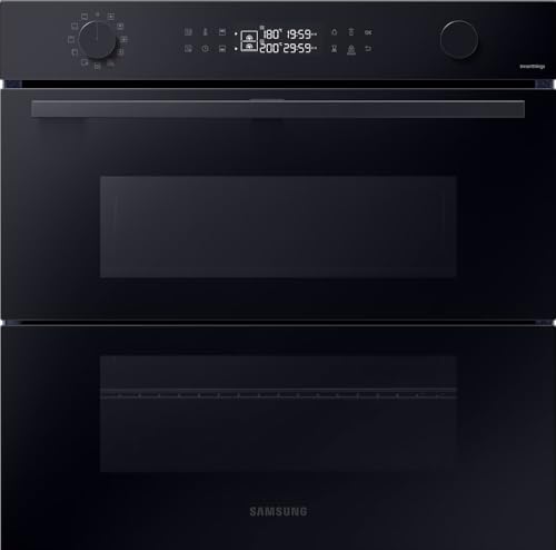 Samsung Einbauofen NV7B4540VBK 60 cm 76 L Dual Cookflex Serie 4 Doppel-Dampfanschluss Grill Wifi LED-Display schwarz Klasse A+ von Generic