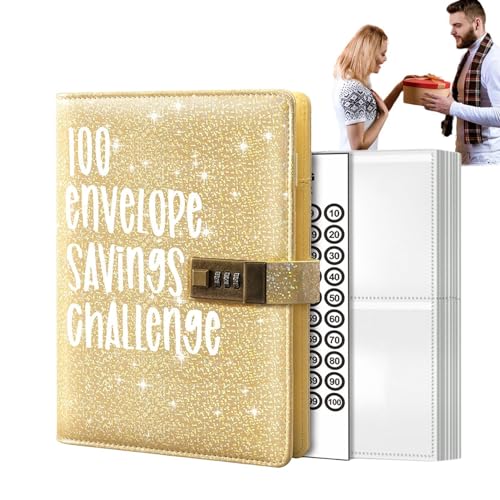 Savings Challenges Binder - Envelope Challenge Binder - Envelope Challenge Kit - A6 Budget Binder - Spar Challenge Für Budgetplaner - Savings Challenges Book Easy And Fun Way To Save €5,050 von Generic