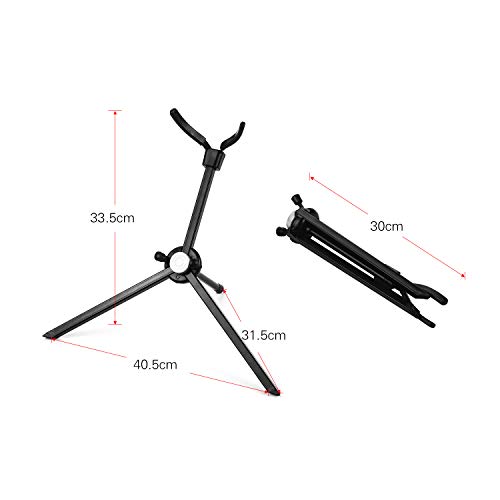 Saxophonständer, Trompetenständer mit Tragetasche Edelstahl Falten Saxophon Ständer Alt SAX Stand für Tragbare Tenor -Saxophonständer Saxophonständer, Trompetenständer mit Tragetasche Edelstahl Falten Saxophon Ständer Alt SAX Stand für Tragbare Tenor -Saxophonständer von Generic