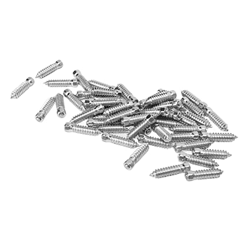 Schnee Anti -Skid -Reifenstollen Schrauben M6x6mm für Rennwagen -Gabelstapler -Motorrad von Generic