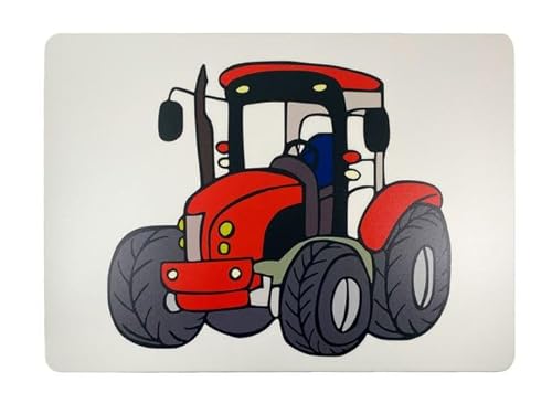 Schreibtischunterlage Traktor Trecker Landmaschine 40 x 60 cm abwischbar von Vogt Spezialdruck GmbH