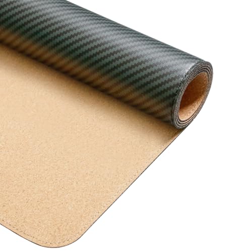 Schreibtischunterlage aus Leder, Doppelseitiges großes Mauspad 90x45cm, Rutschfeste Schreibunterlage für den Schreibtisch pad, Wasserfeste Gaming-Tastaturmatte(A-Overlock,80x40cm) von Generic