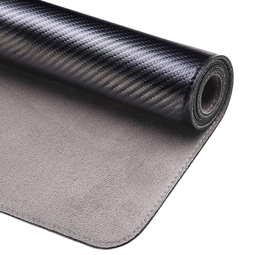 Schreibtischunterlage aus Leder, Doppelseitiges großes Mauspad 90x45cm, Rutschfeste Schreibunterlage für den Schreibtisch pad, Wasserfeste Gaming-Tastaturmatte(C-Overlock,100x50cm) von Generic