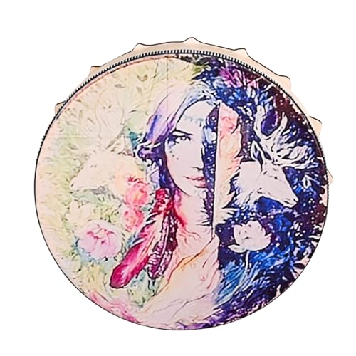 Shaman Drum - Innovative schamanische Trommel mit Schläger - Musikalische Dekoration - Siberian Do - Musical Sound Decorations. Also war ich - Kudrum Hand Chi ist Holz und Leder - von Hand gemacht von Generic